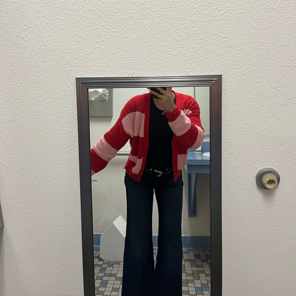 Kimes Ranch Dark Blue Flare Jeans - Picture 4 of 6